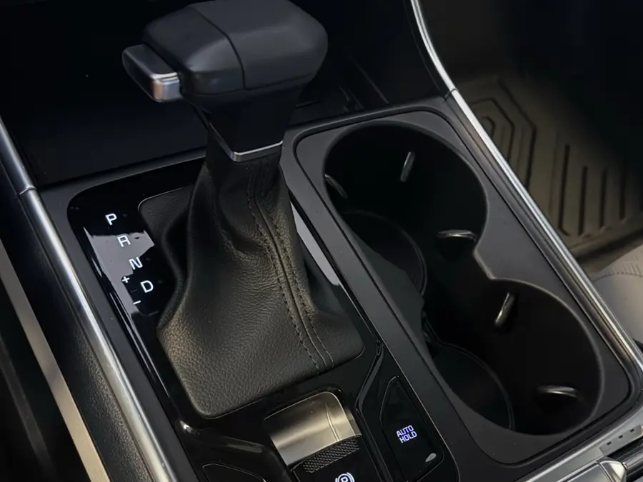 Real customer vehicle center console and cupholders after a detail